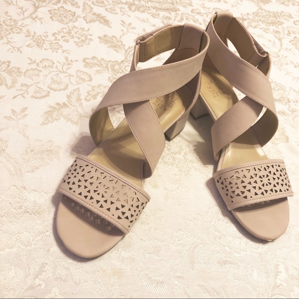 Naturalizer | Adaline Pink Sandals With Ankle Wrap